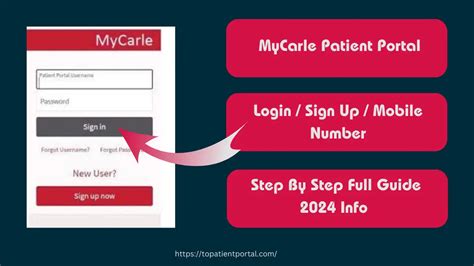 Mycarle Patient Portal