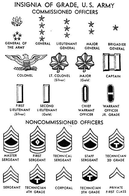 National Guard Rank System Na Gear