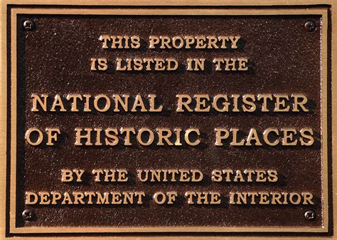 National Register Of Historic Places