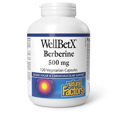 Natural Factors Wellbetx Berberine 500 Mg Eddie Amp 39 S Health Shoppe