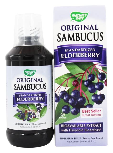 Nature Amp 39 S Way Sambucus Elderberry Syrup 4 Oz Eddie Amp 39 S Health Shoppe