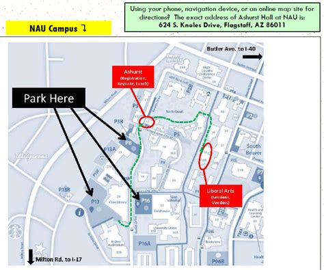 Nau Campus Health Parking