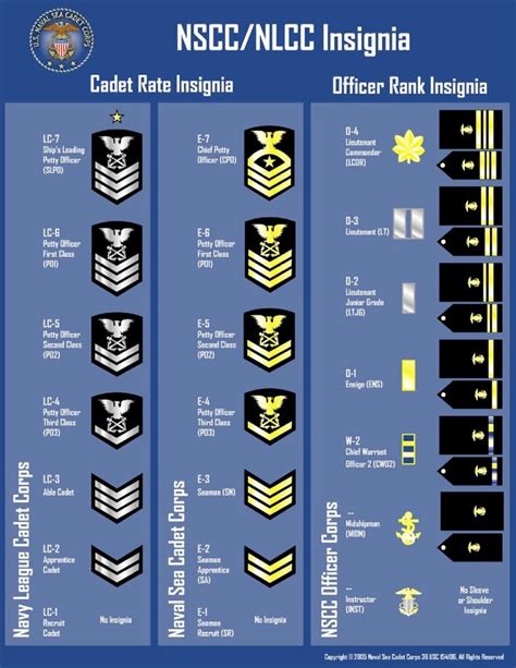 Naval Sea Cadet Rate And Adult Officer Rank Chart I Started As A