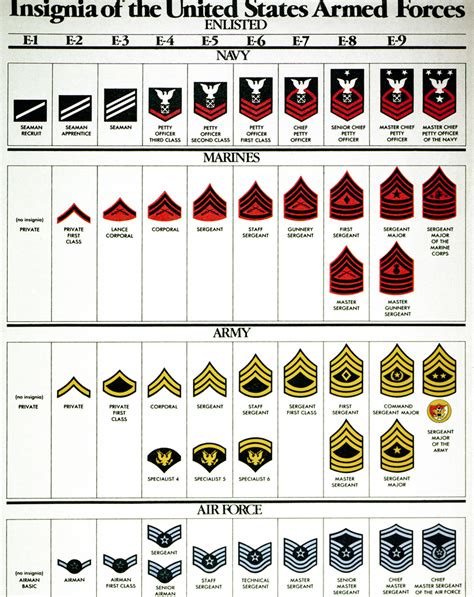 Navy Enlisted Insignia Chart