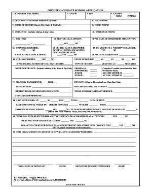 Navy Ocs Application Pdf