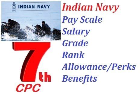 Navy Pay Scale Salary Grade Rank Allowance Perks Benefits Under 7Th Pay