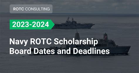 Navy Rotc Scholarship Deadline