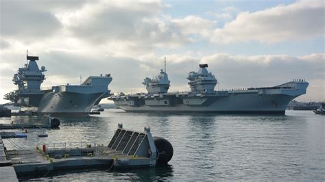 Navy S Aircraft Carriers Together In Portsmouth Home Base For First Time