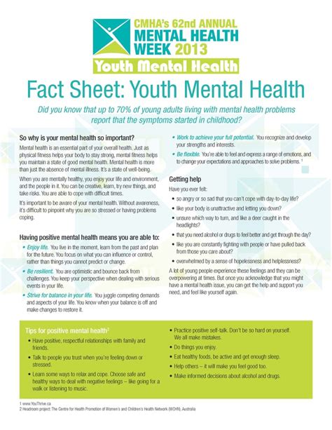 Ncaa Mental Health Fact Sheet