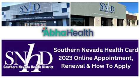 Nevada Health Card Appointment