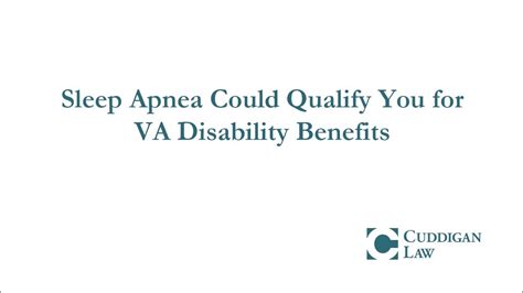 New Va Sleep Apnea Rules