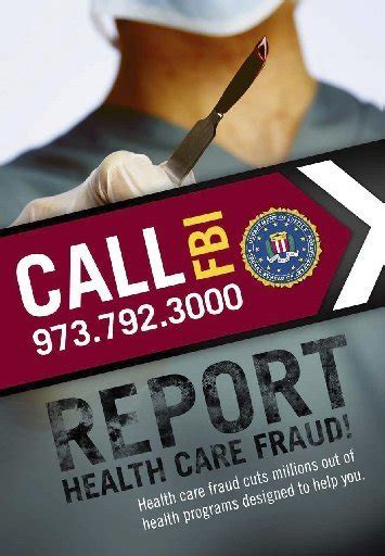 Newark Fbi Office Rolls Out Campaign Designed To Stop Health Care Fraud Nj Com