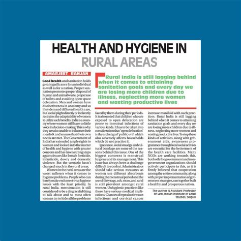 News Article On Health Environments