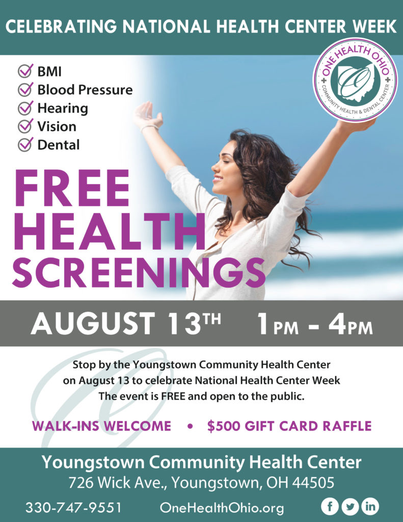 News Flash Free Health Screenings To Launch August 1 For T