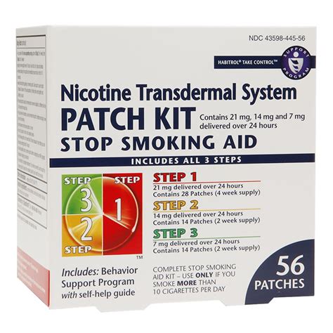 Nicotine Patch Directions