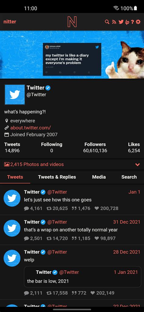 Nitter Twitter Apk