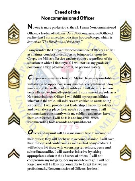 Non Commissioned Officer Or Noncommissioned