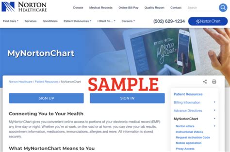 Norton Mychart Sign Up