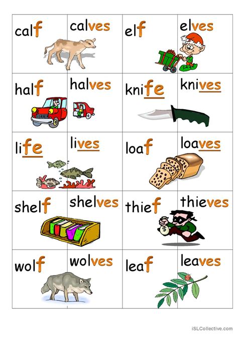 Nouns That Ends With F