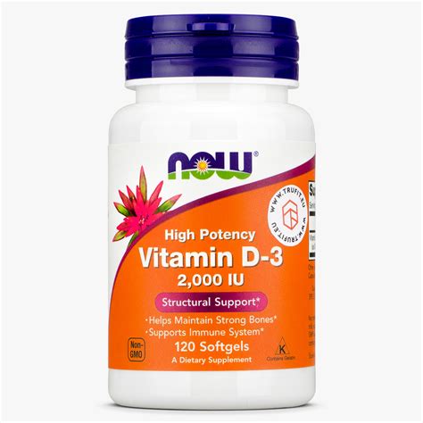 Now Foods Vitamin D3