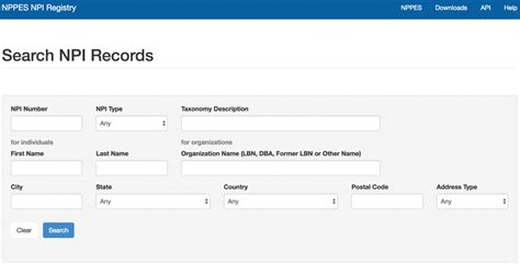 Nppes Npi Lookup