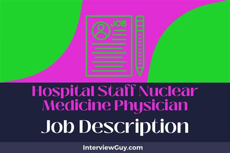 Nuclear Medicine Physician Job Description