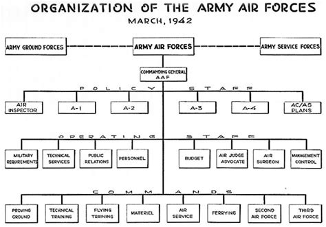 Numbered Air Force Org Chart