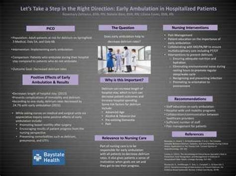 Nurse Residency Program Evidence Based Practice Projects Presentations And Posters Baystate