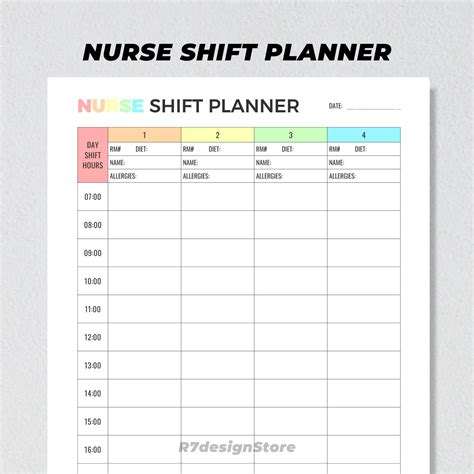 Nursing Night Shift Planner