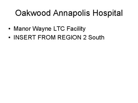 Oakwood Annapolis Hospital Alamat