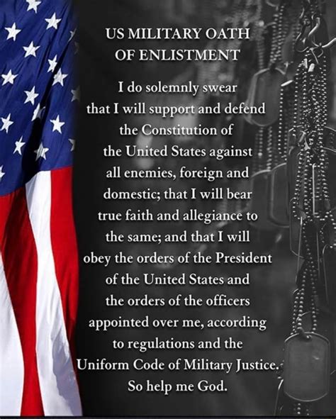 Oath Of Enlistment Uniform Code