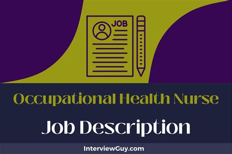 Occupational Health Nurse Job Openings