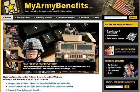 Official Army Benefits Website