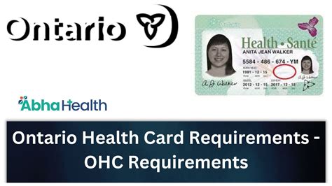 Ontario Health Card Proof