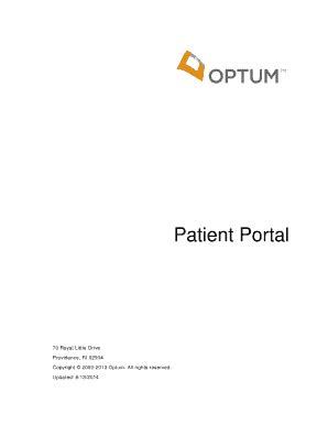 Optum Health Network Patient Portal