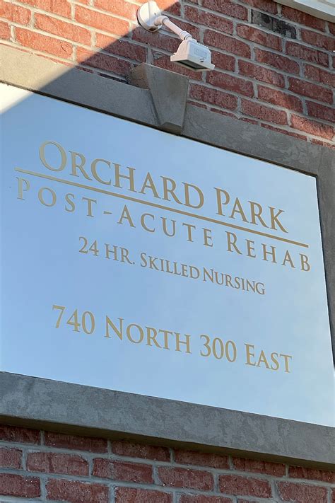 Orchard Park Rehab Program