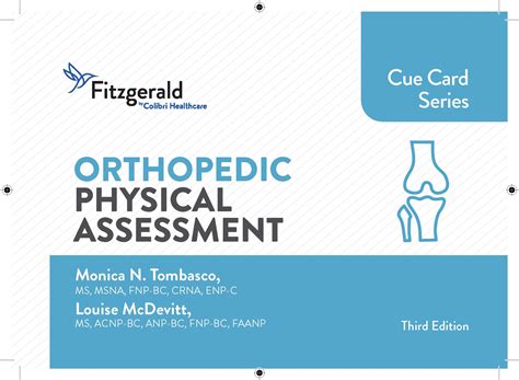 Orthopedic Physical Assessment Cue Cards Fitzgerald Health Education