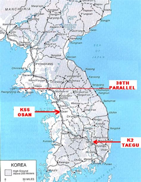 Osan Air Base Location Map