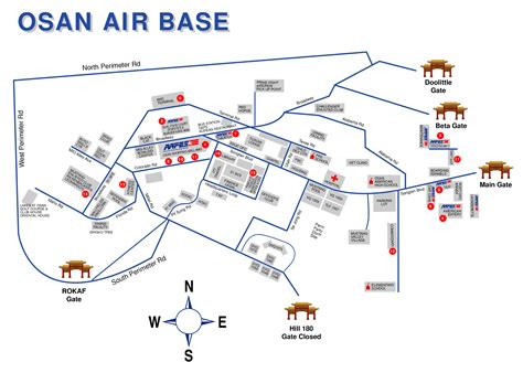 Osan Air Base Map