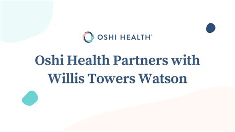 Oshi Health Announces Agreement With Wtw To Give Employers Access To Comprehensive Digestive Health Support For Their Employees Oshi Health