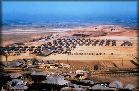 Overview Of Osan Air Base In South Korea