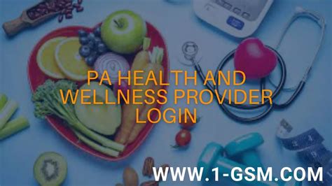 Pa Health And Wellness Login