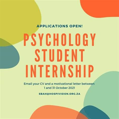 Paid Internships For Psychology Students