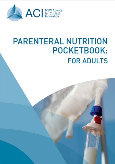 Parenteral Nutrition Fact Sheet Agency For Clinical Innovation