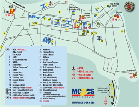 Parris Island Base Map