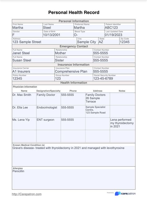 5 Tips Patient Record