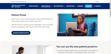 Patient Portal Planned Parenthood