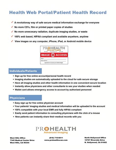 Patient Portal Prohealth