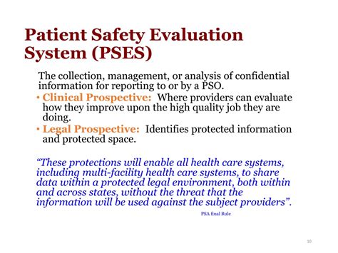 Patient Safety Evaluation System