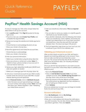 Payflex Health Savings Account Benefits